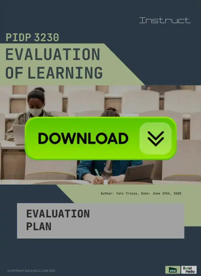 PIDP 3230 Evaluation Plan