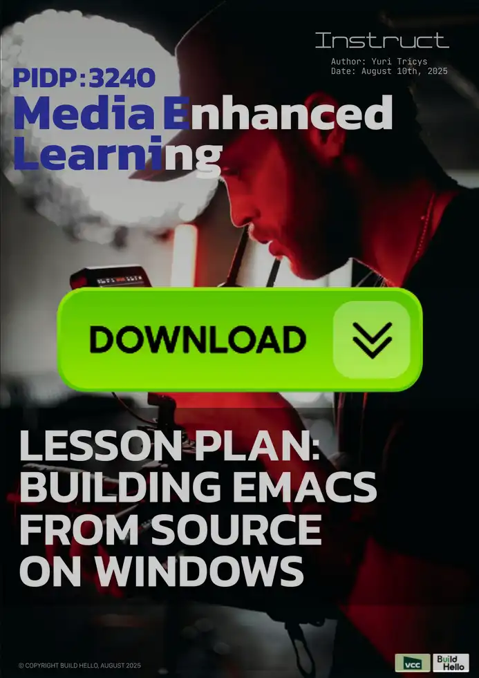 PIDP 3240 Lesson Plan