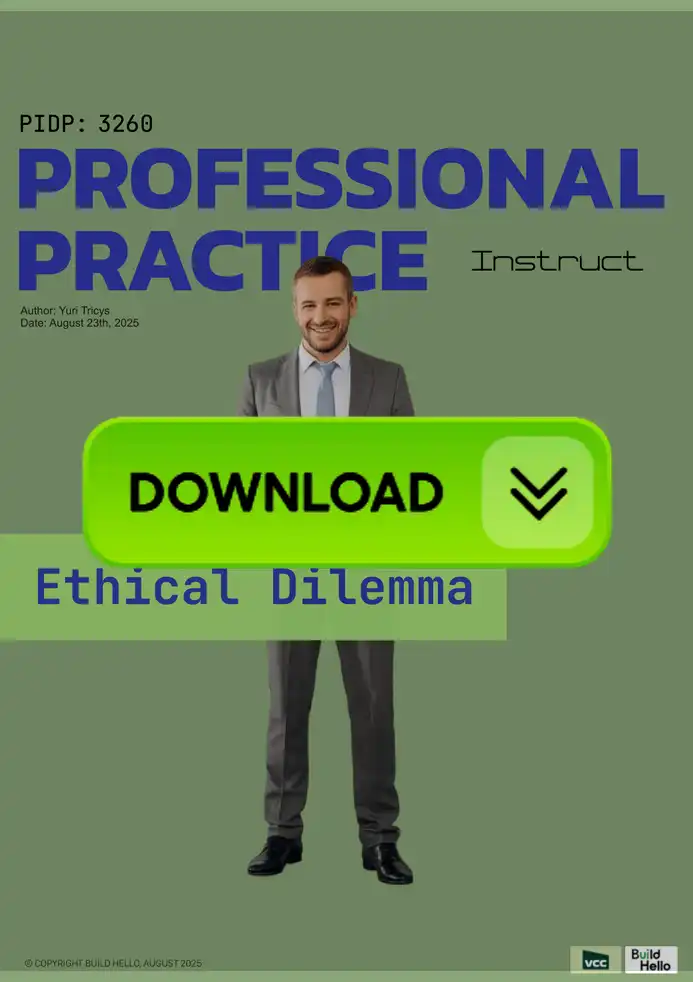 PIDP 3260 Ethical Dilemma
