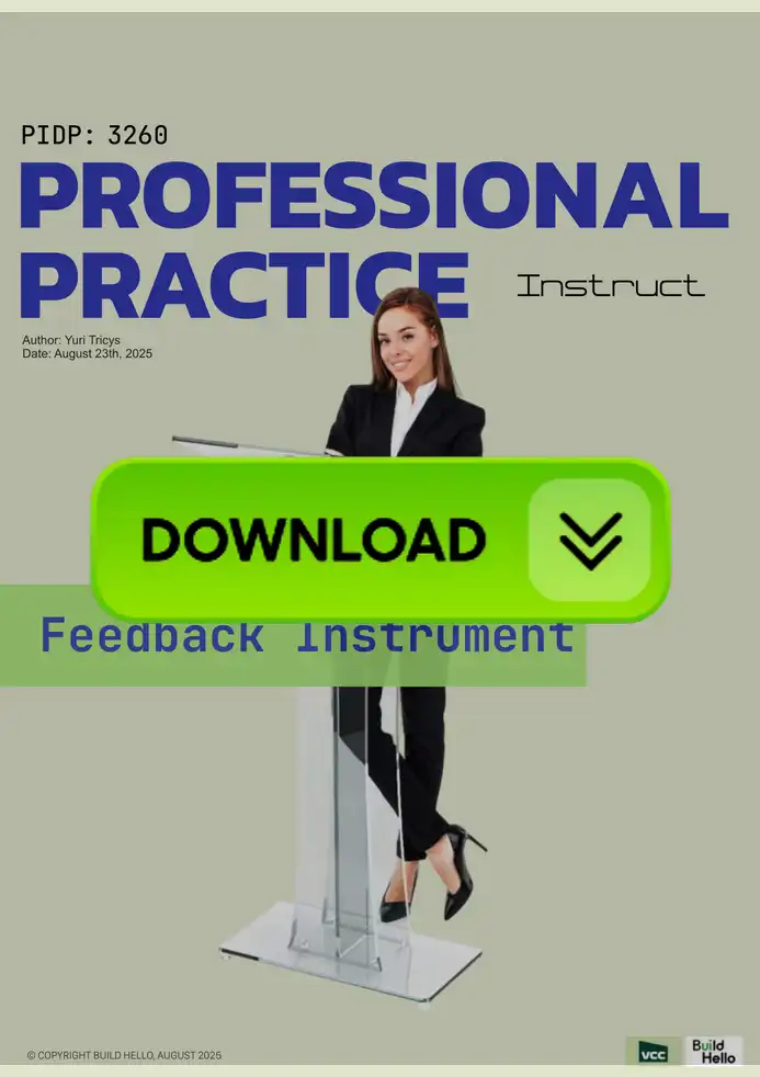 PIDP 3260 Feedback Instrument